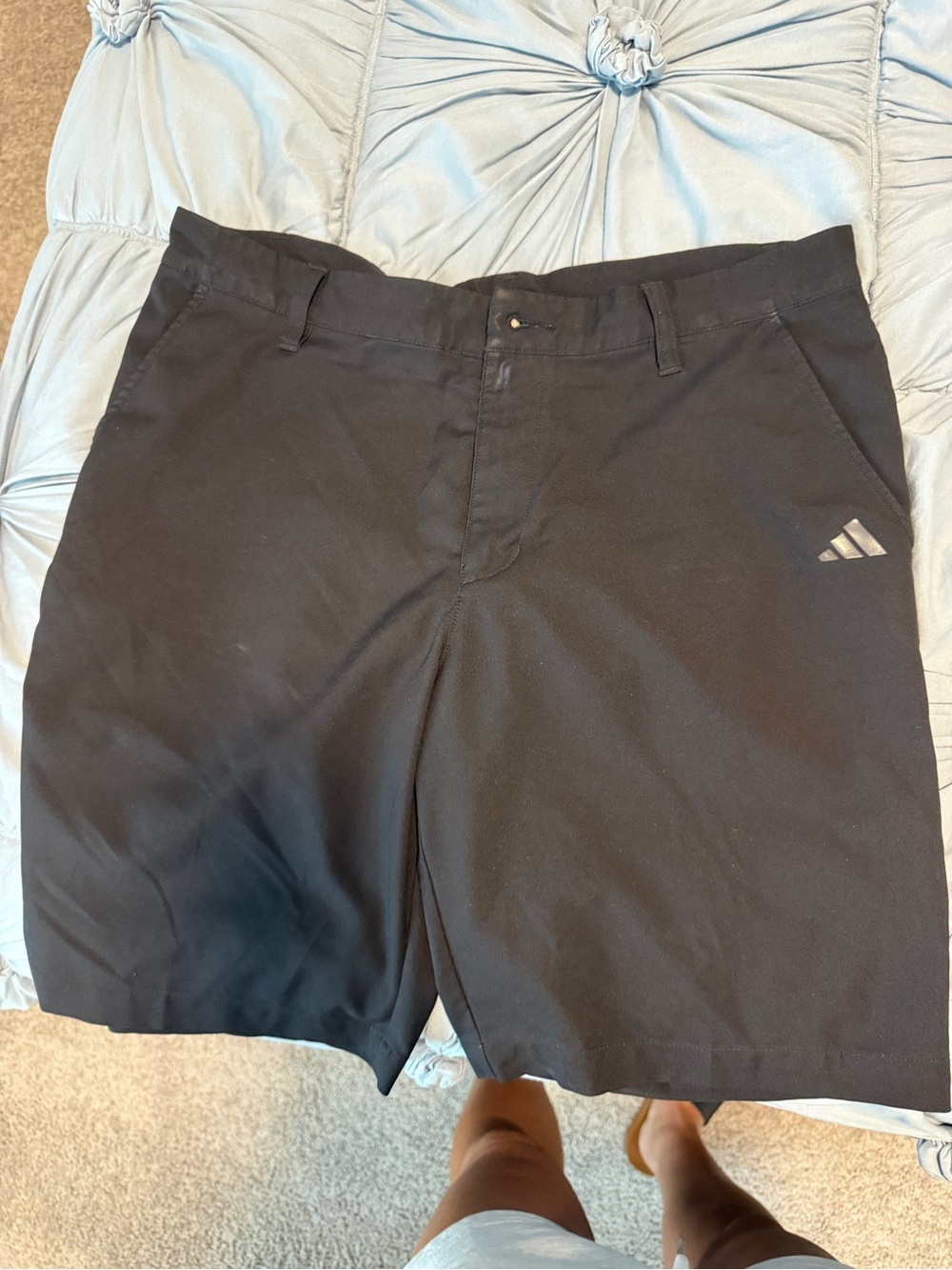 adidas Black Men's Athletic Golf Shorts